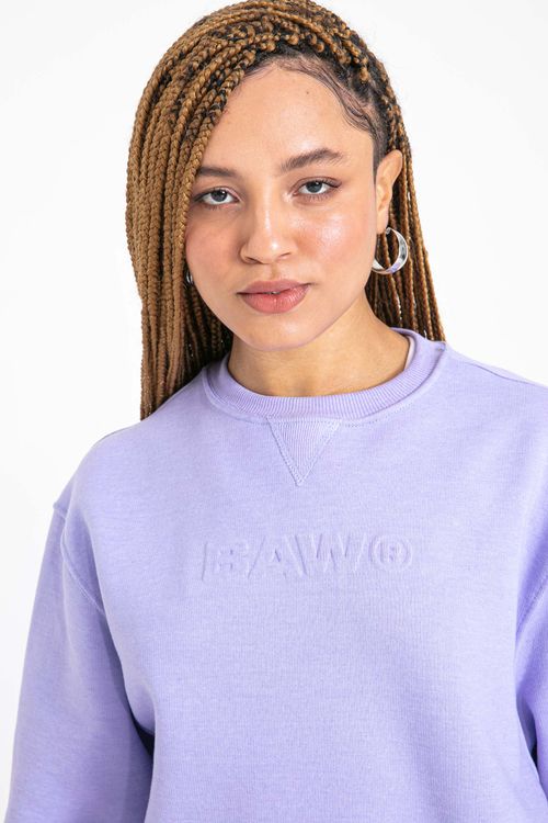 Sweatshirt logo essential lilac