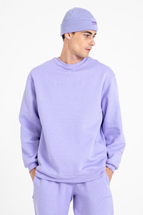 Sweatshirt logo essential lilac