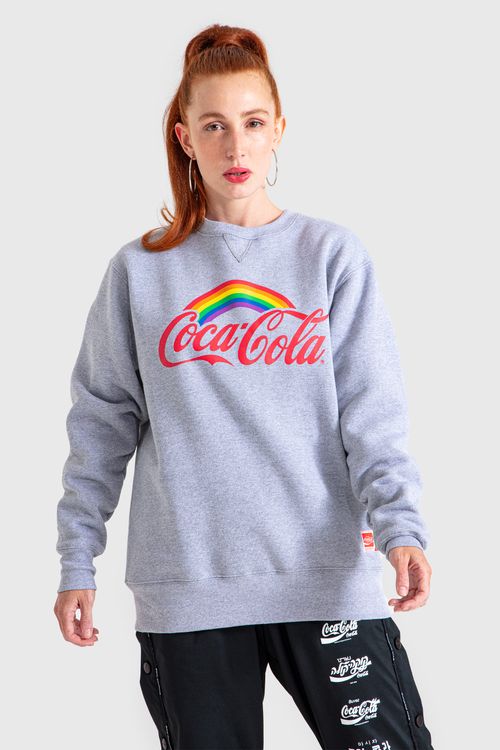 Sweatshirt coca-cola rainbow