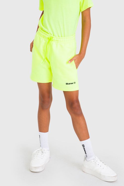 Shorts baw kids colors neon yellow