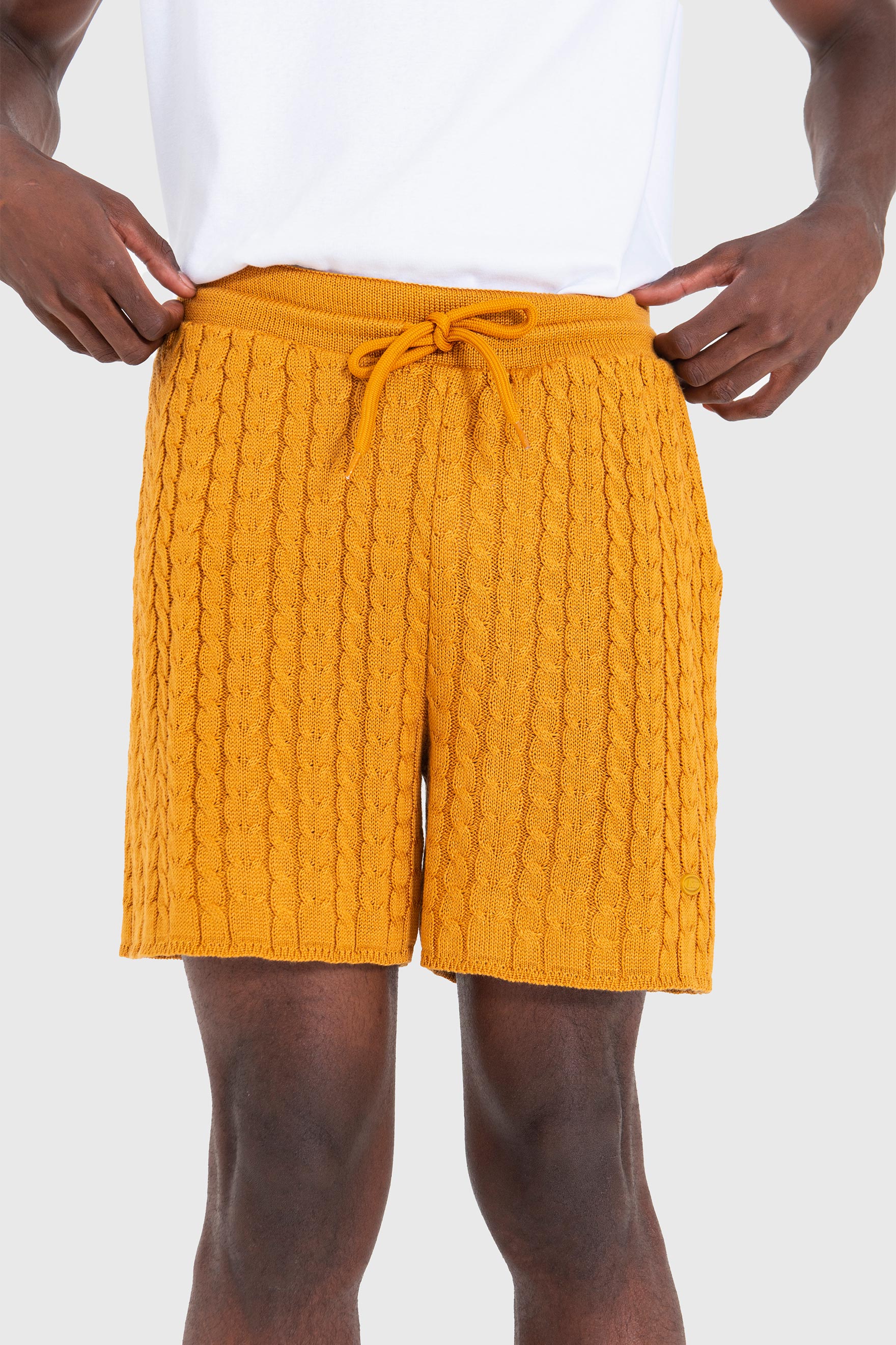 KNIT ROPE SHORTS