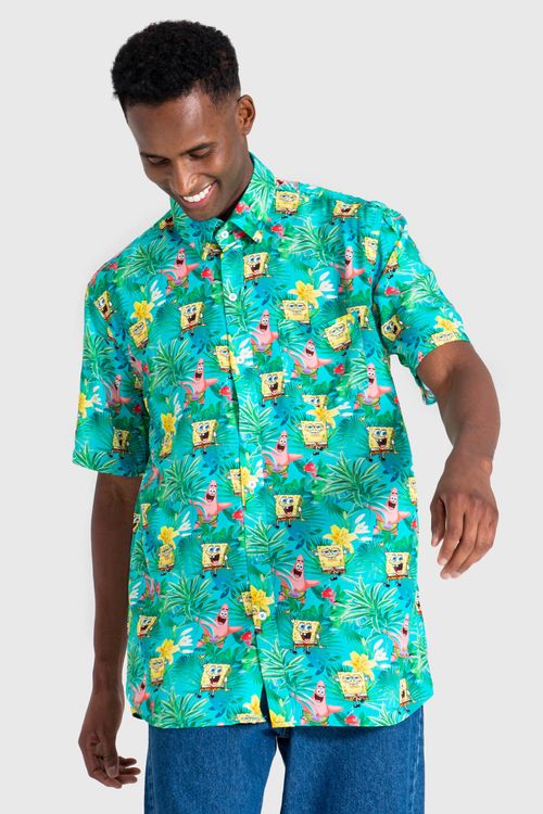 Camisa spongebob tropical party