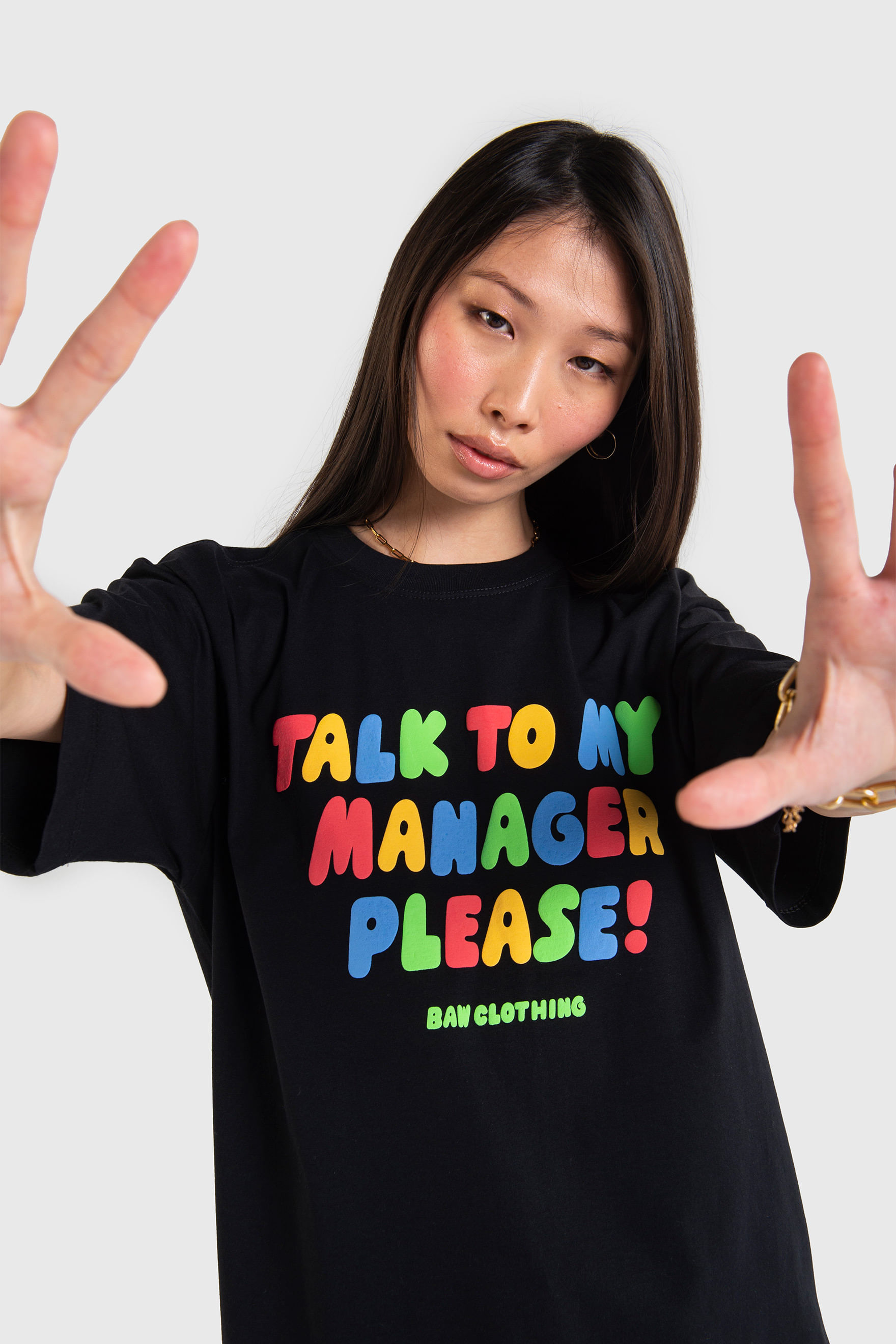 Camiseta Talk To My Manager