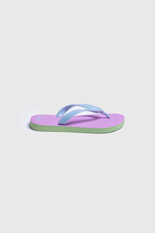 Chinelo candy color block lilac