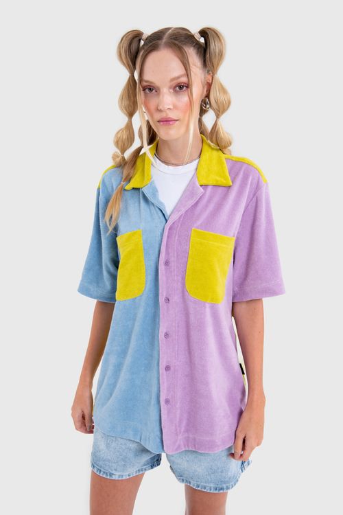 CAMISA FLUFFY COLORBLOCK