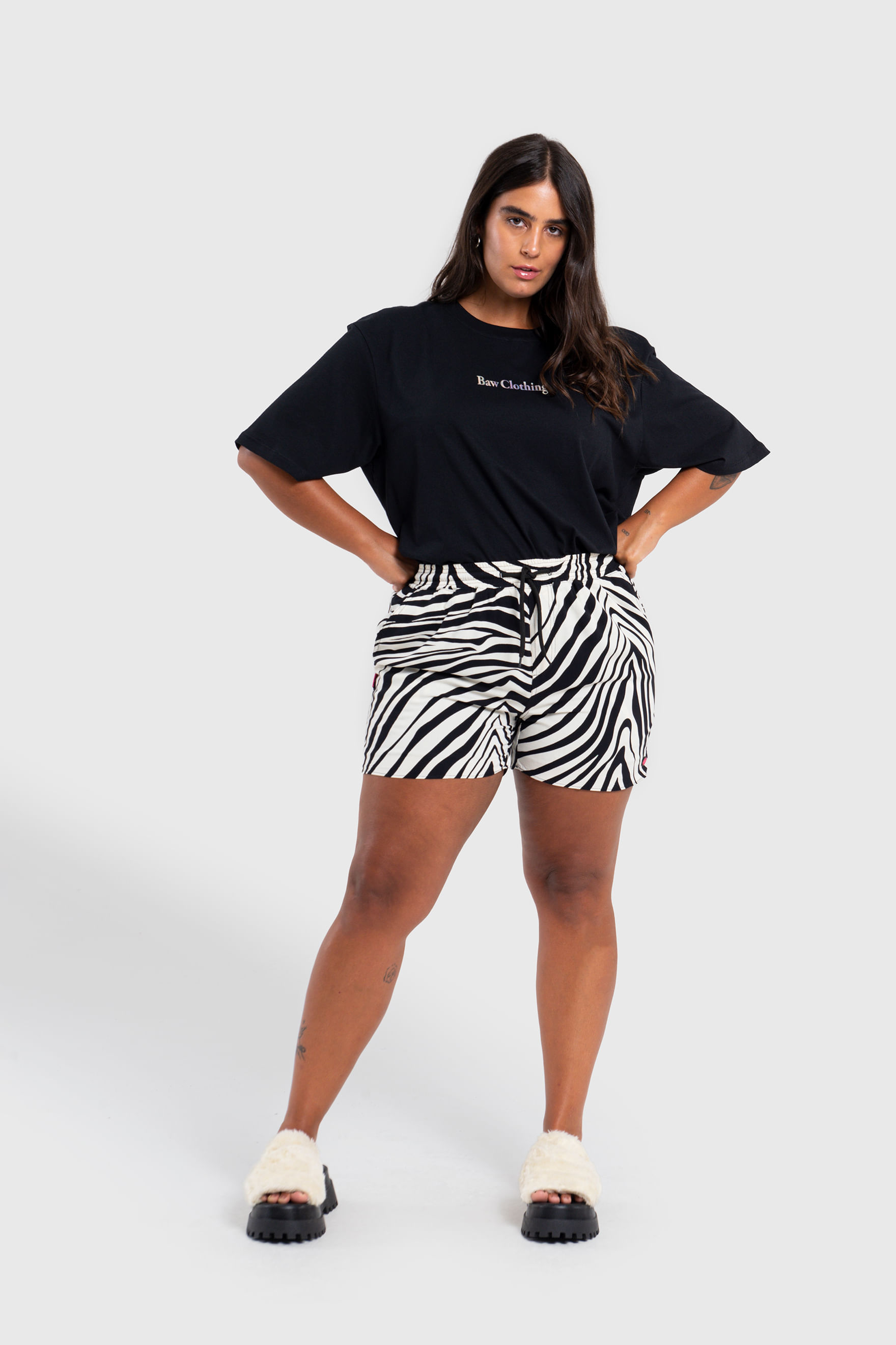 Shorts Easy Wild Zebra