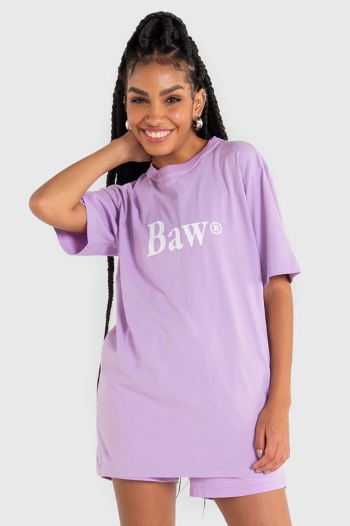 Camiseta baw lilac