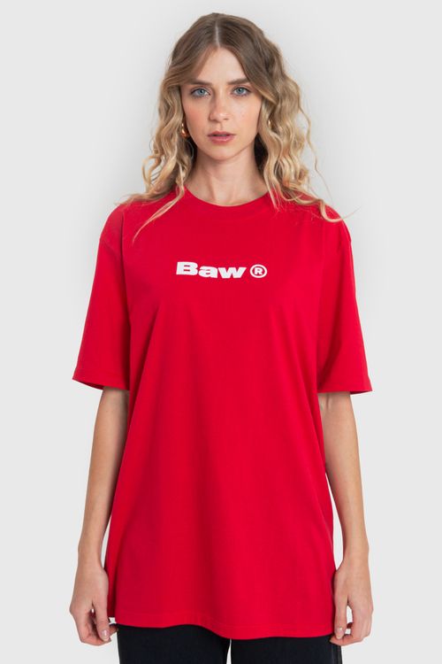 Camiseta regular logo red