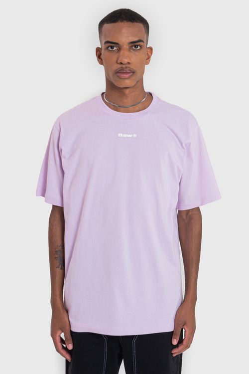 Camiseta selfie logo lilac