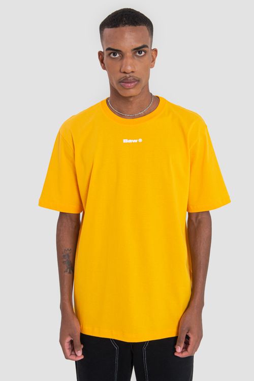 Camiseta selfie logo yellow