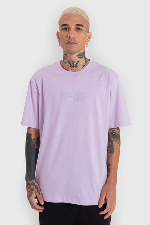 Camiseta box logo lilac