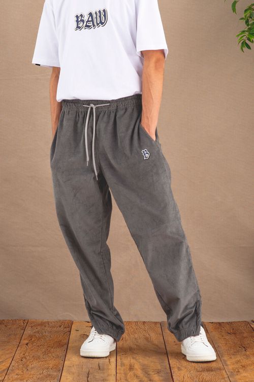Sport pants grey corduroy