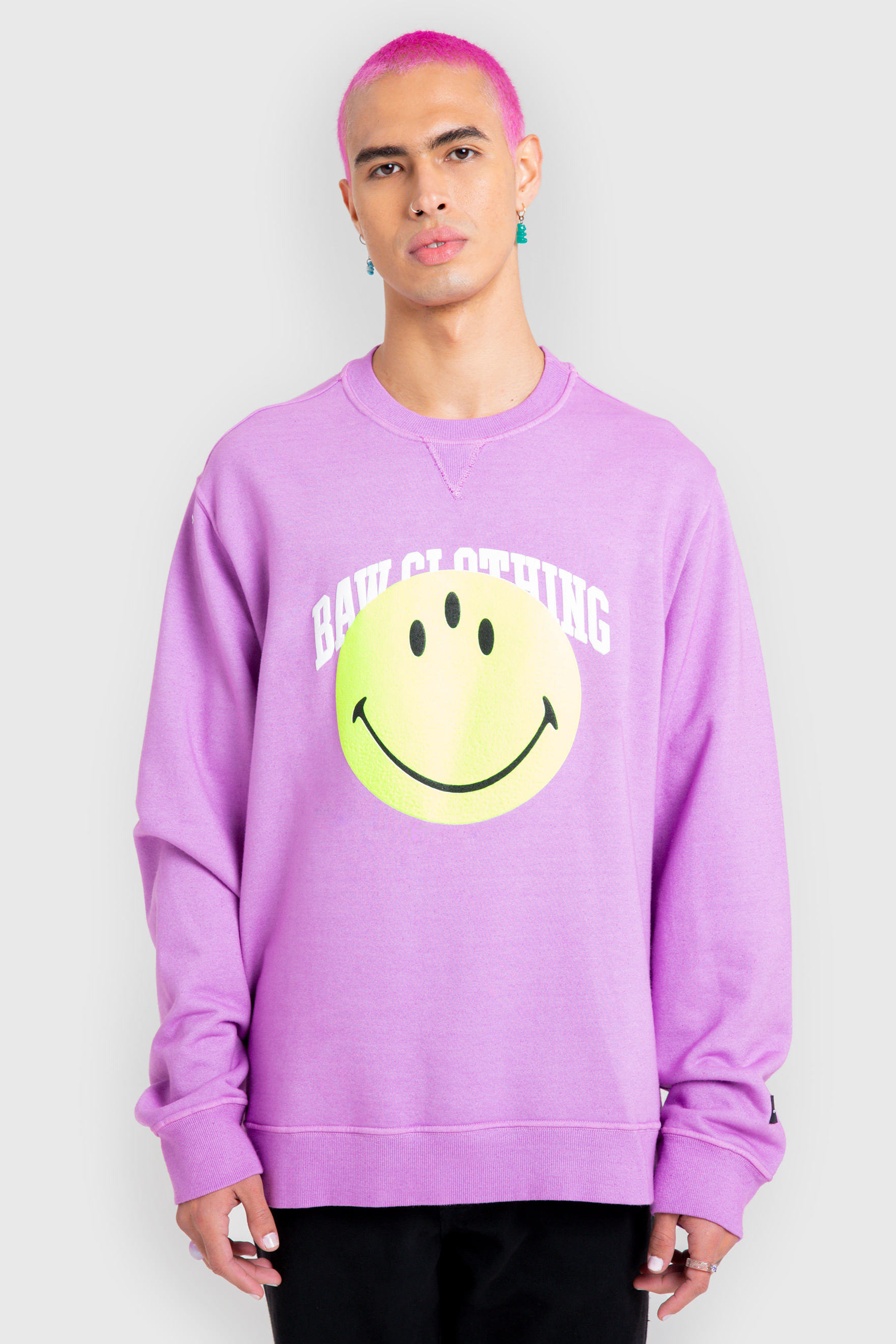 Sweatshirt Baw X Smiley Space