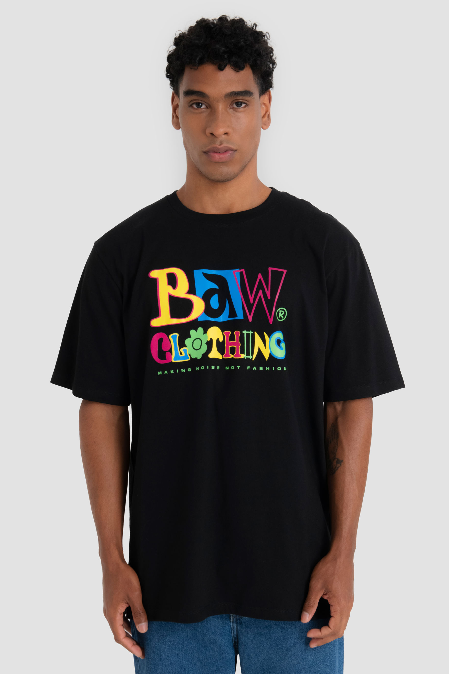 CAMISETA BIG COLORED LETTERING