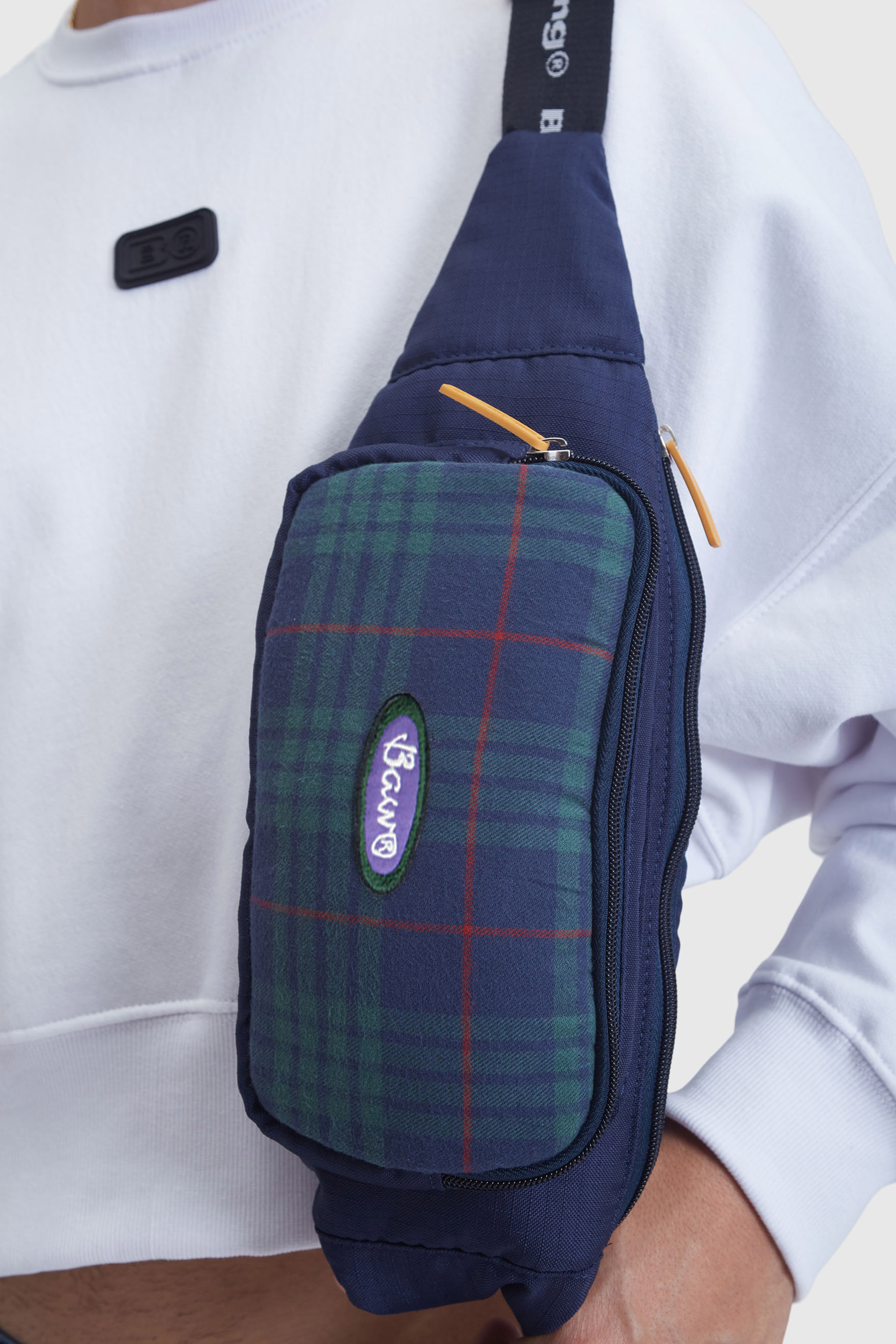 POCHETE PATCH PLAID