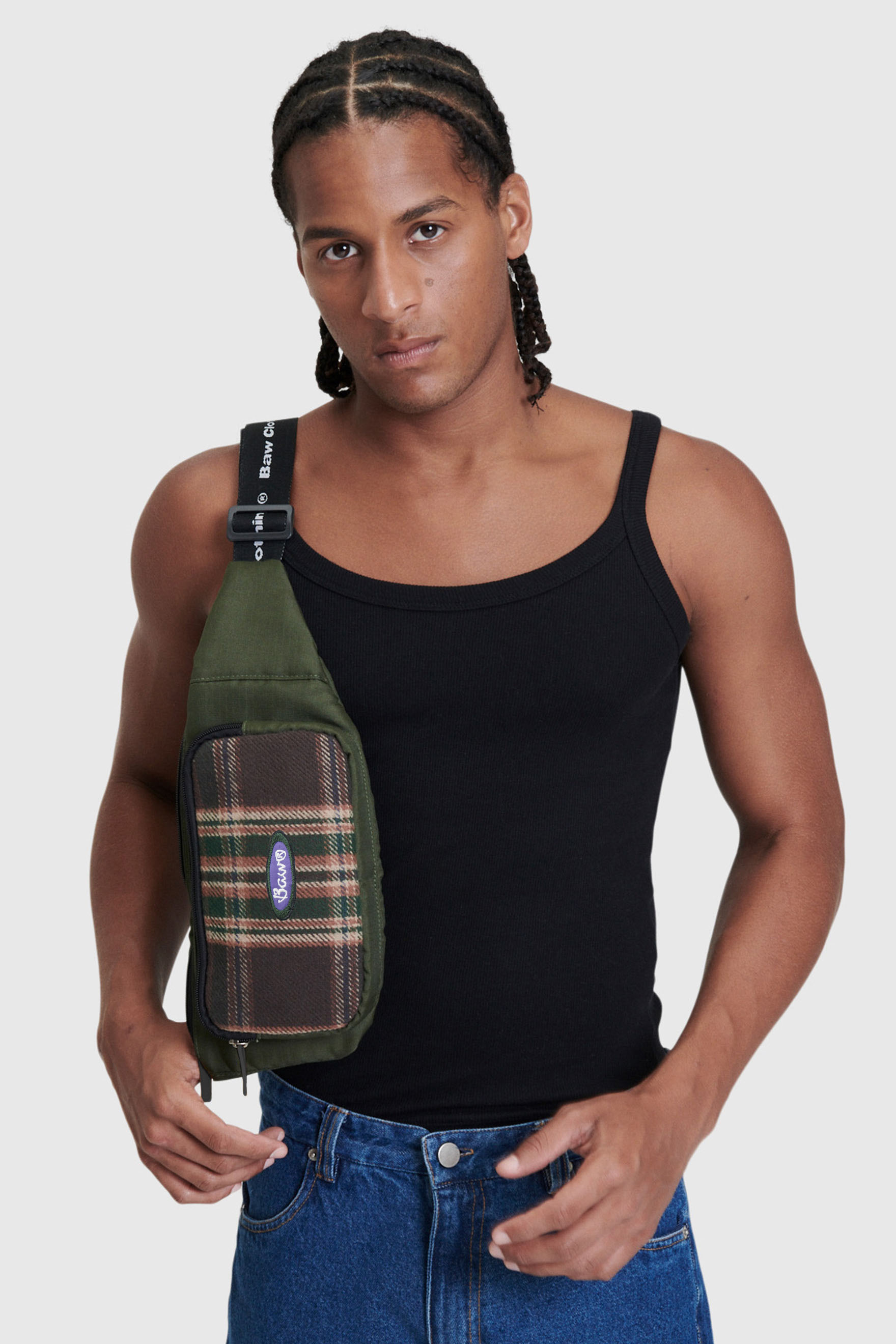 POCHETE PATCH PLAID