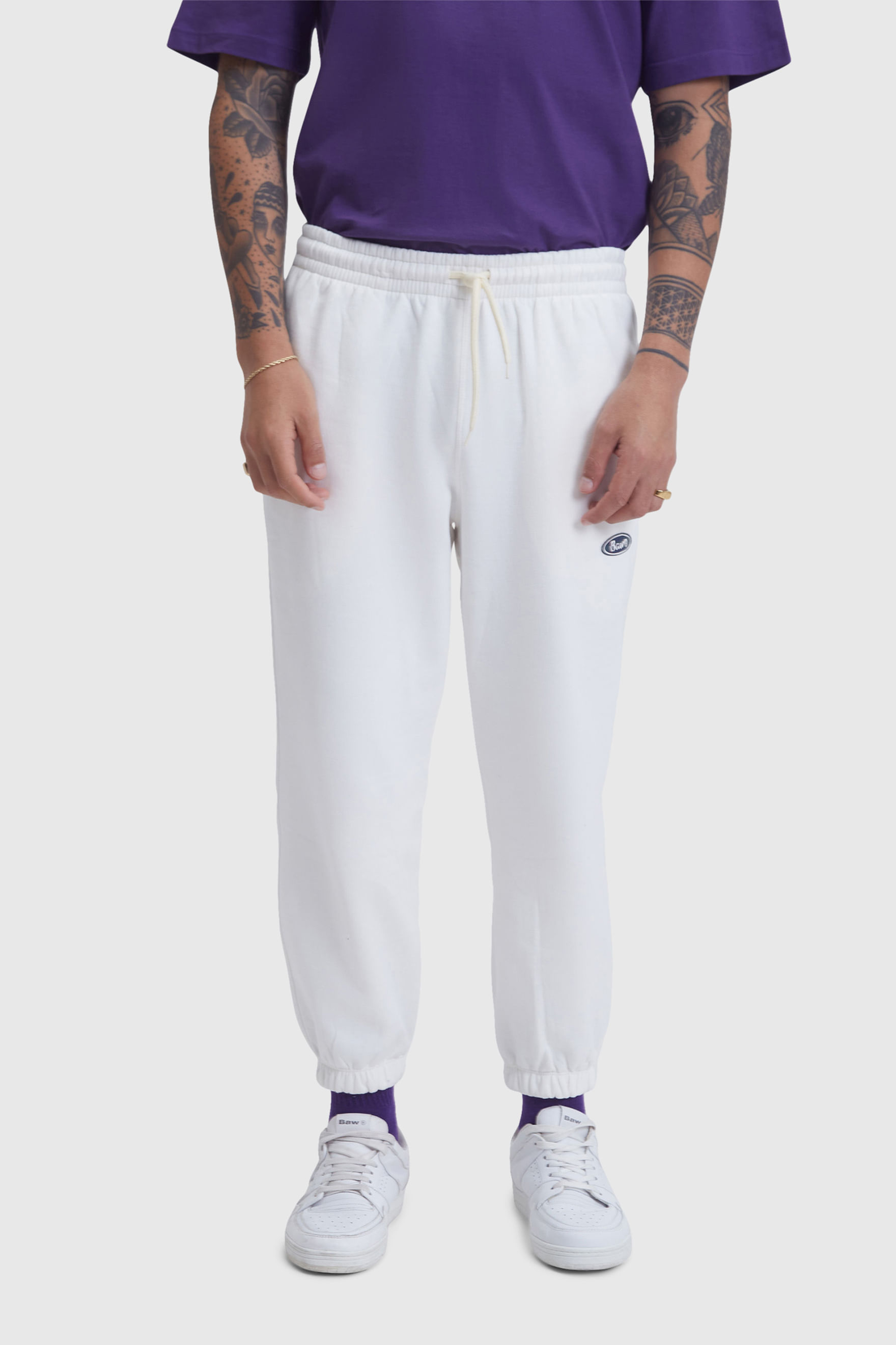 TRACK JOGGER PATCH PLAID