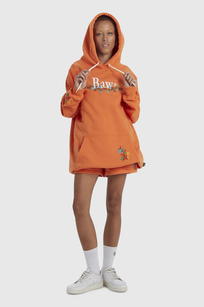 Orange store baws hoodie