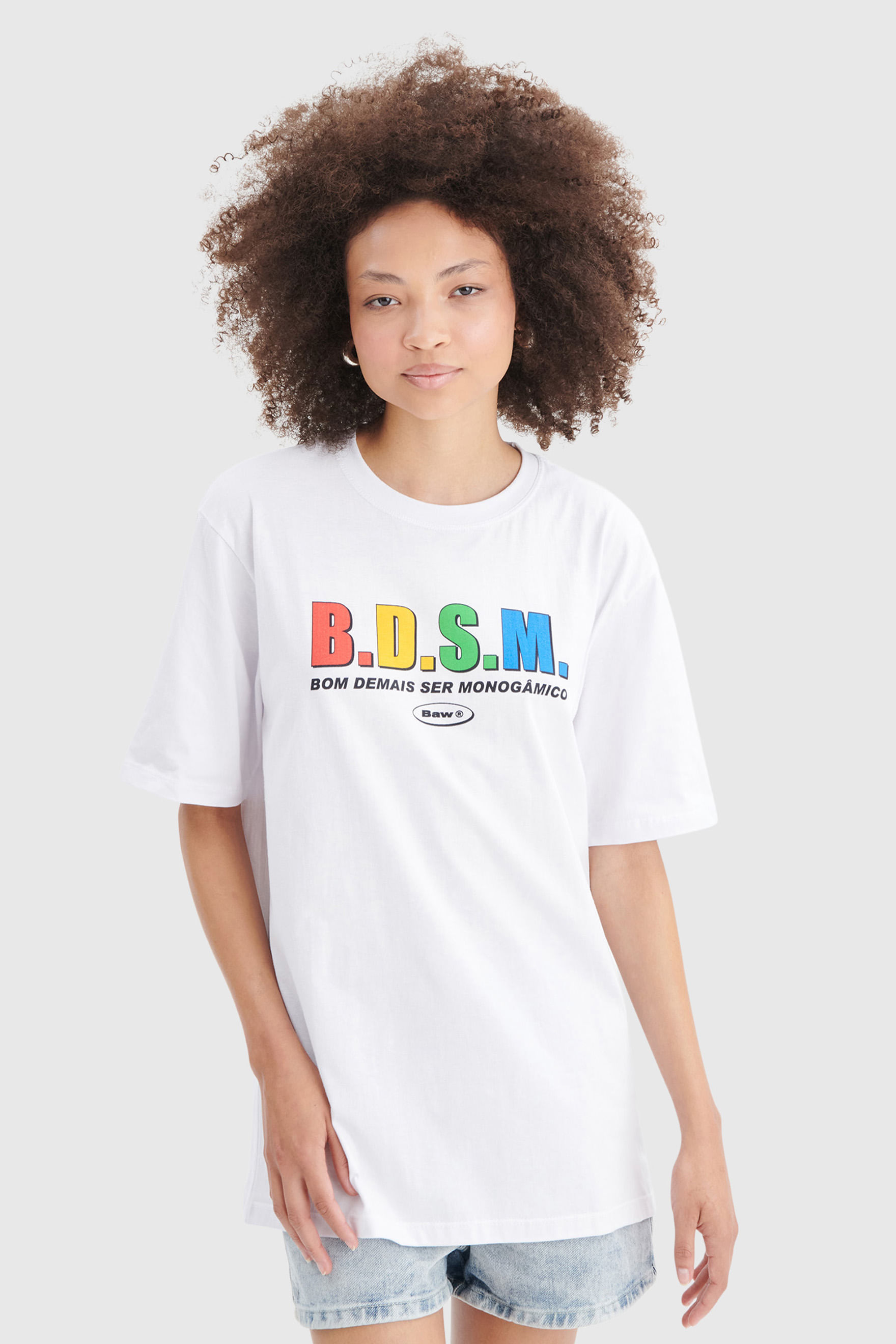 Camiseta Regular Baw Bdsm