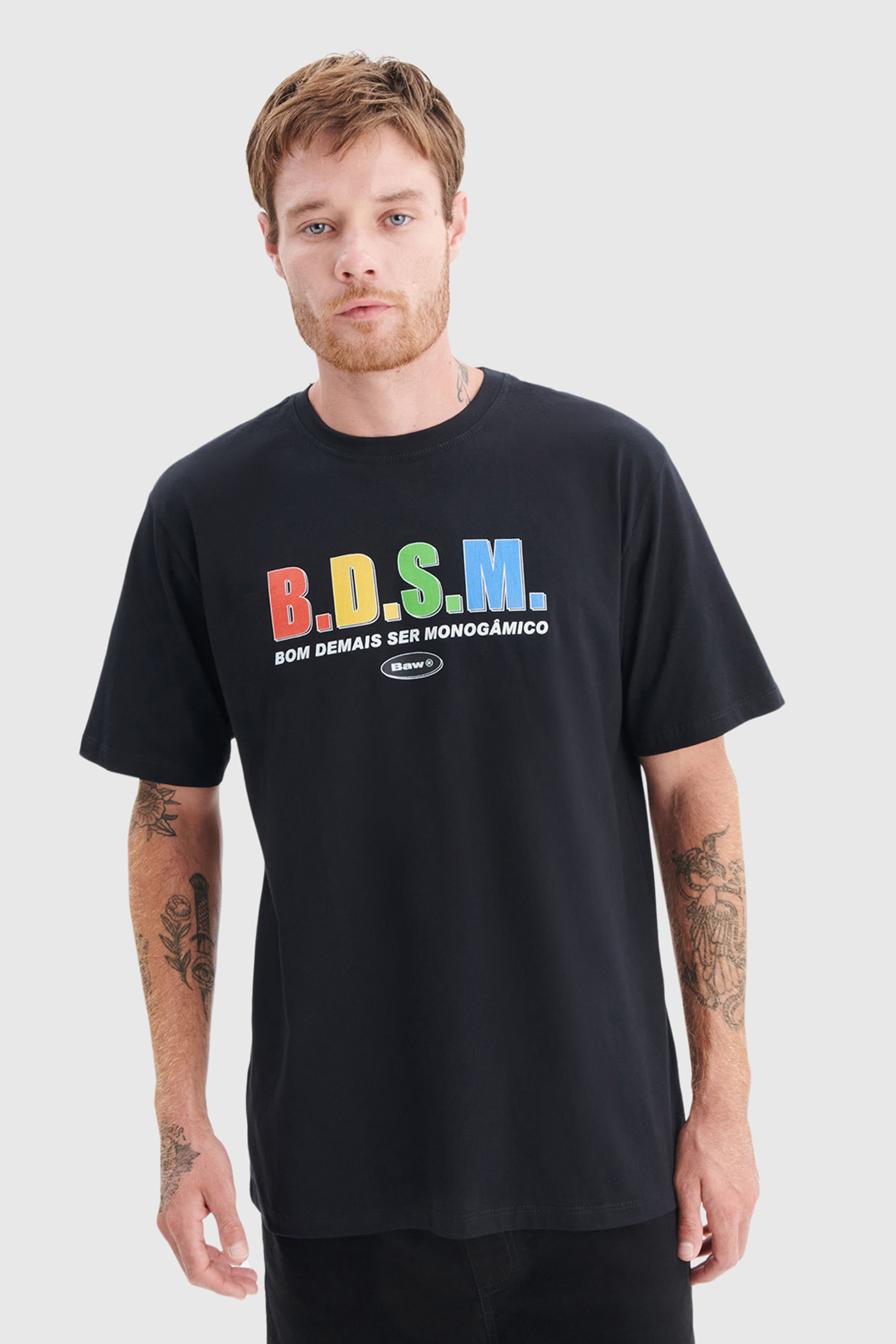 Camiseta Regular Baw Bdsm