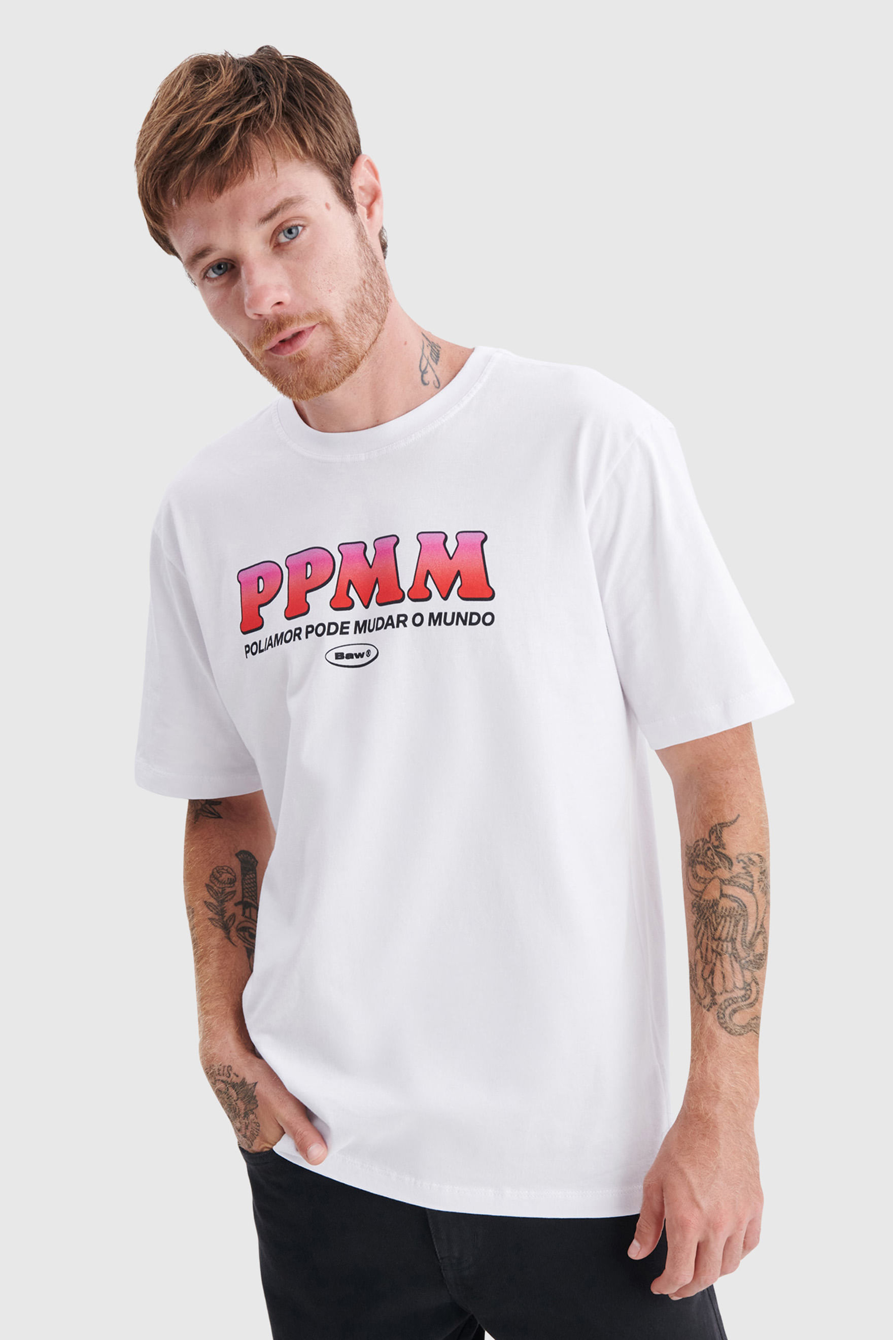 Camiseta Regular Baw Ppmm