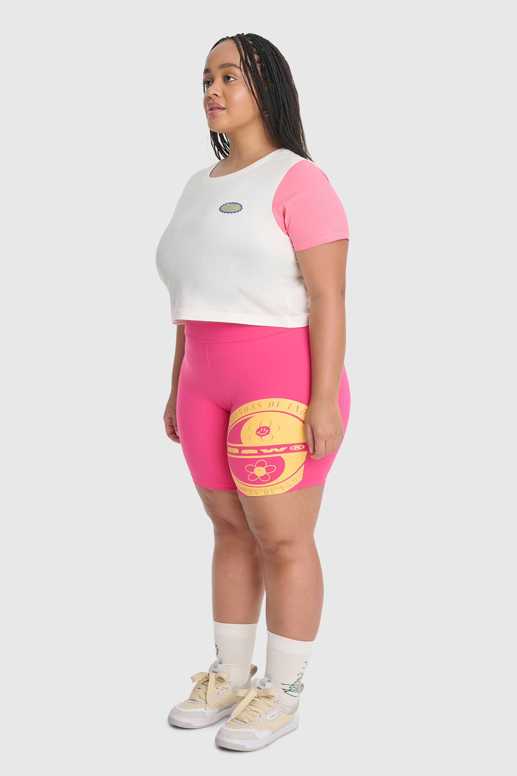 Camiseta Cropped Gostosa Energy