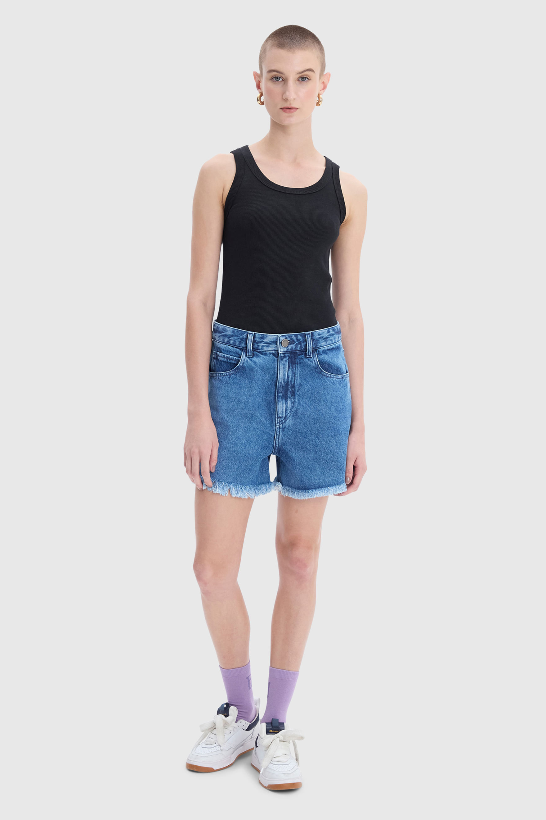 MINI SHORTS JEANS MOM ITALIC