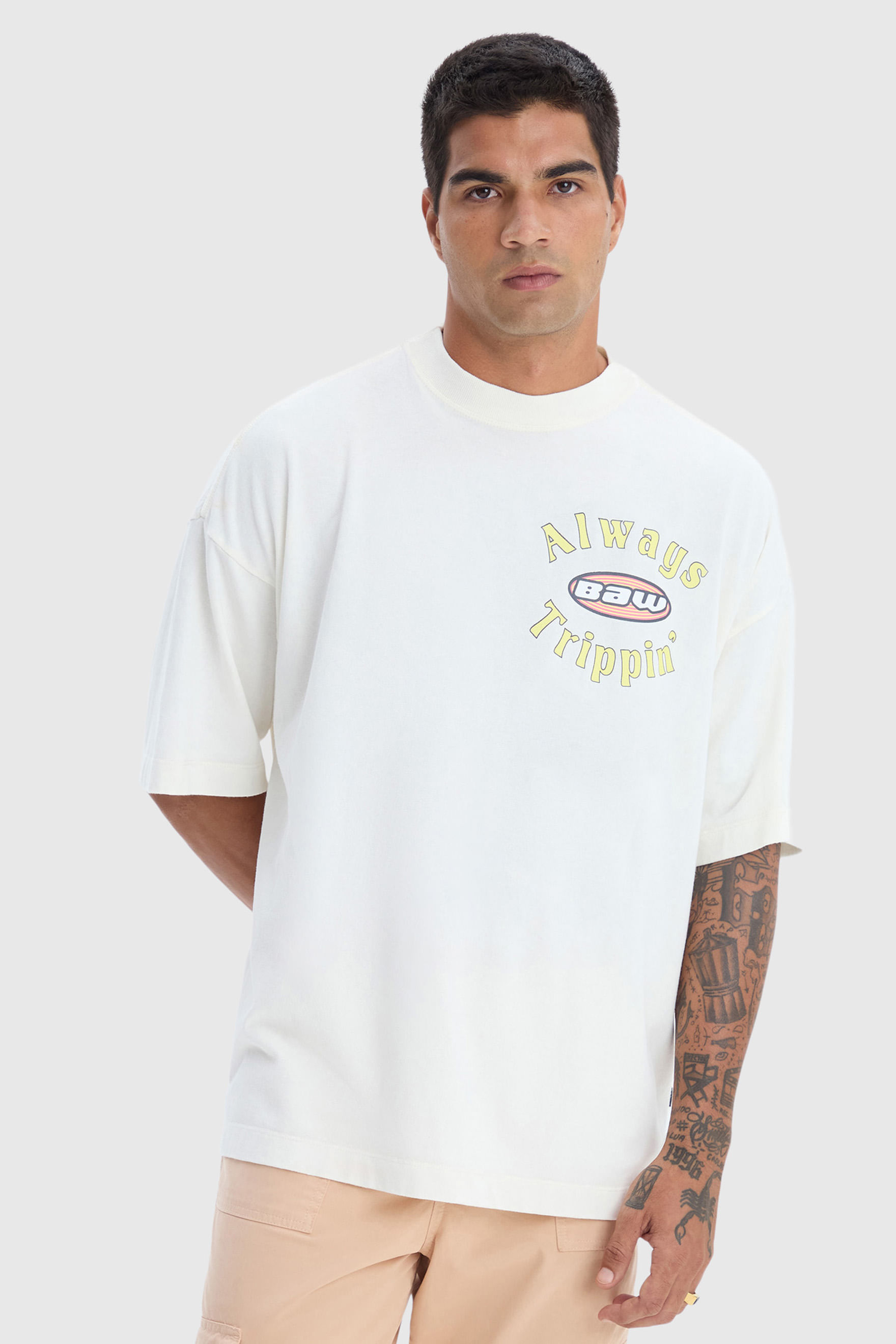 CAMISETA OVERSIZED ALWAYS TRIPPIN