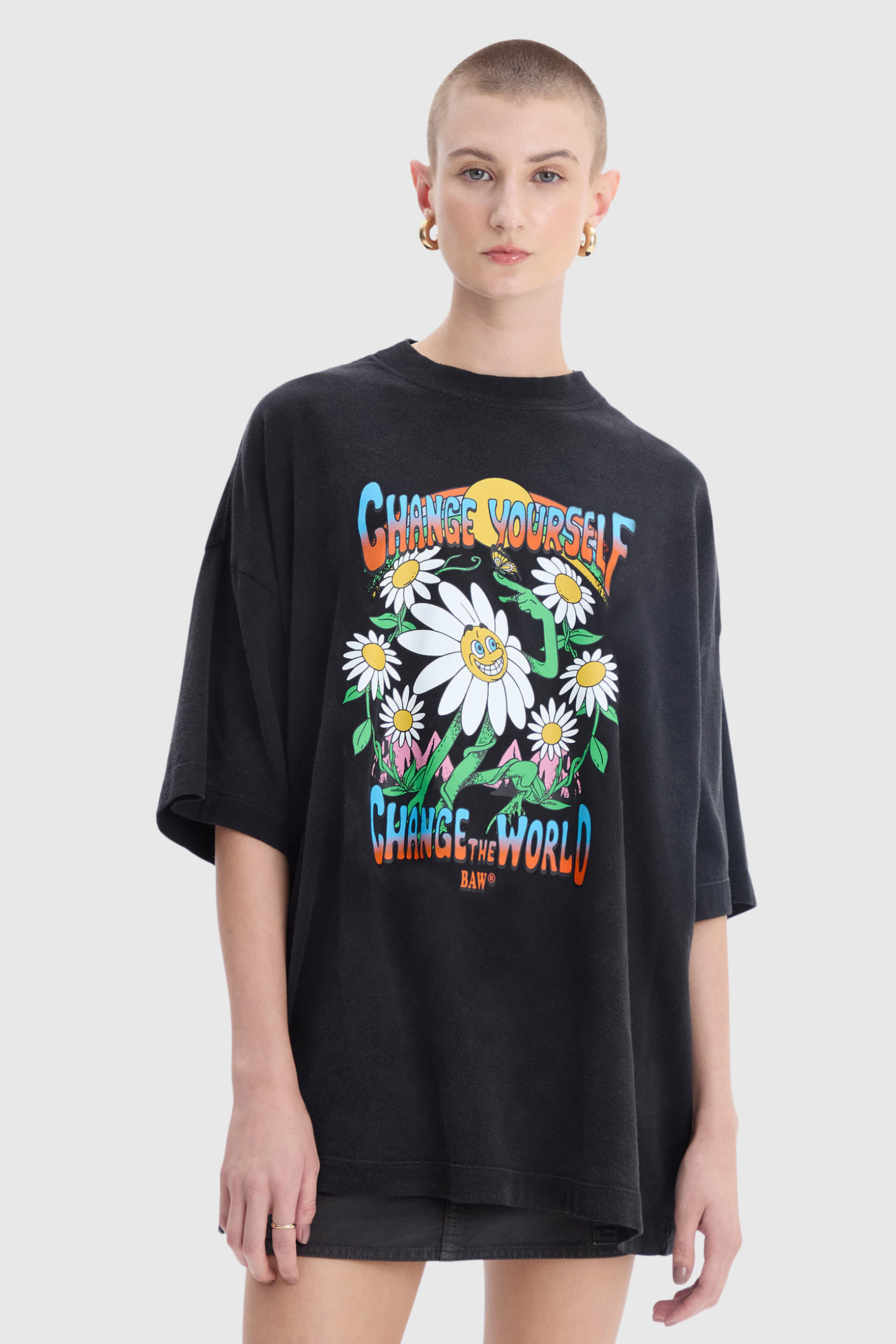 CAMISETA OVERSIZED CHANGE YOURSELF