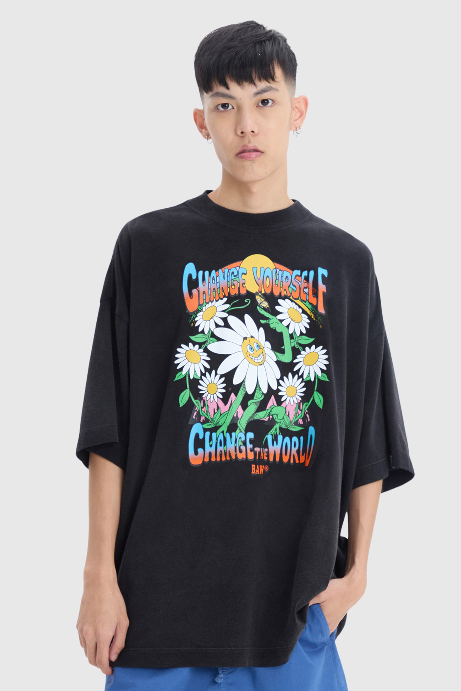 CAMISETA OVERSIZED CHANGE YOURSELF