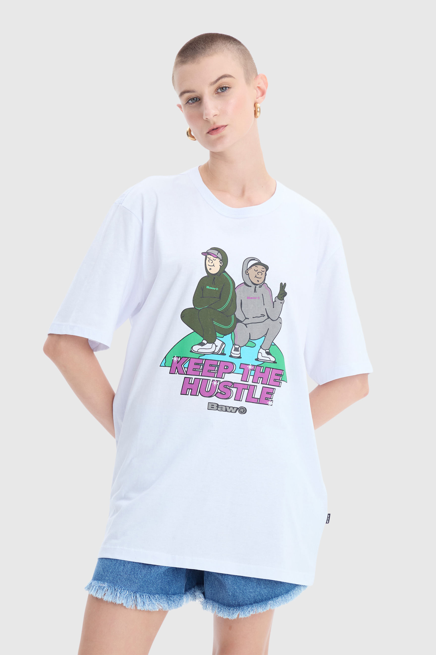 CAMISETA REGULAR HUSTLE