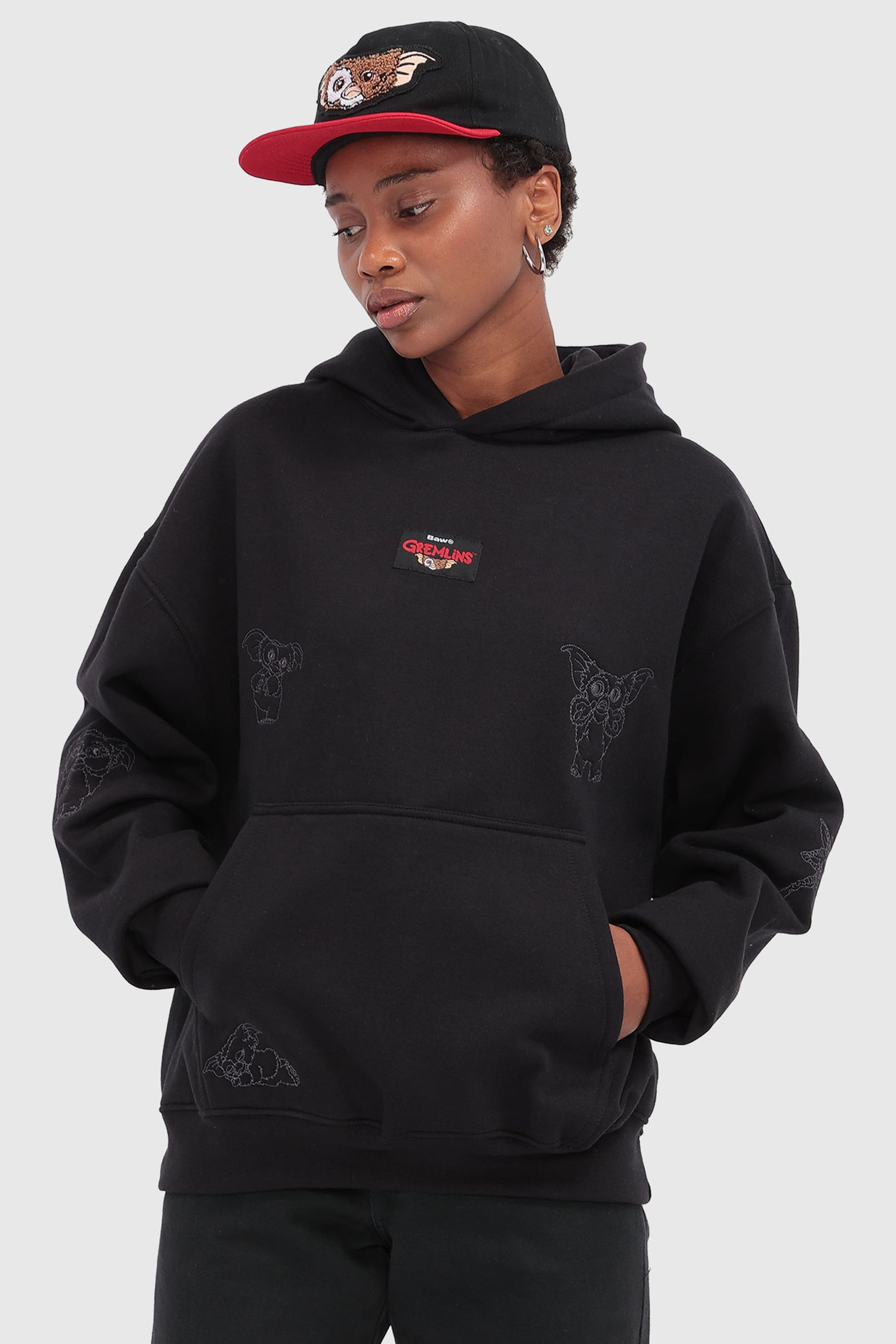 MOLETOM OVERSIZED GREMLINS EMBROIDERY