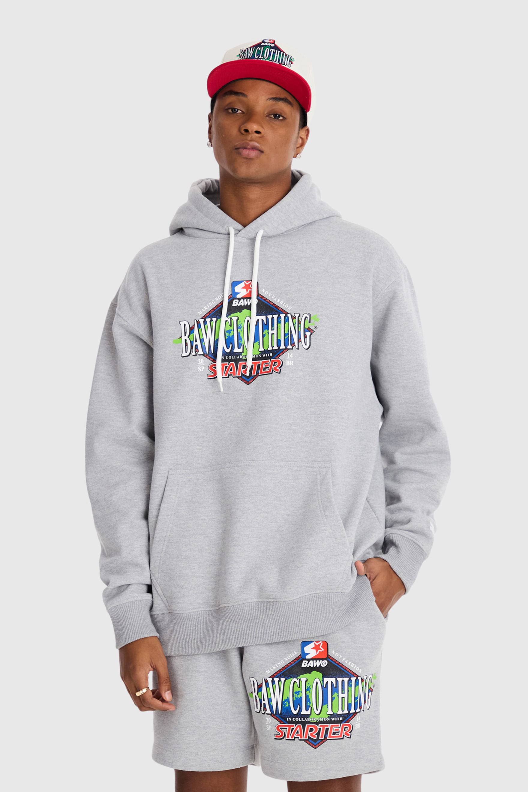 MOLETOM HOODIE BAW X STARTER