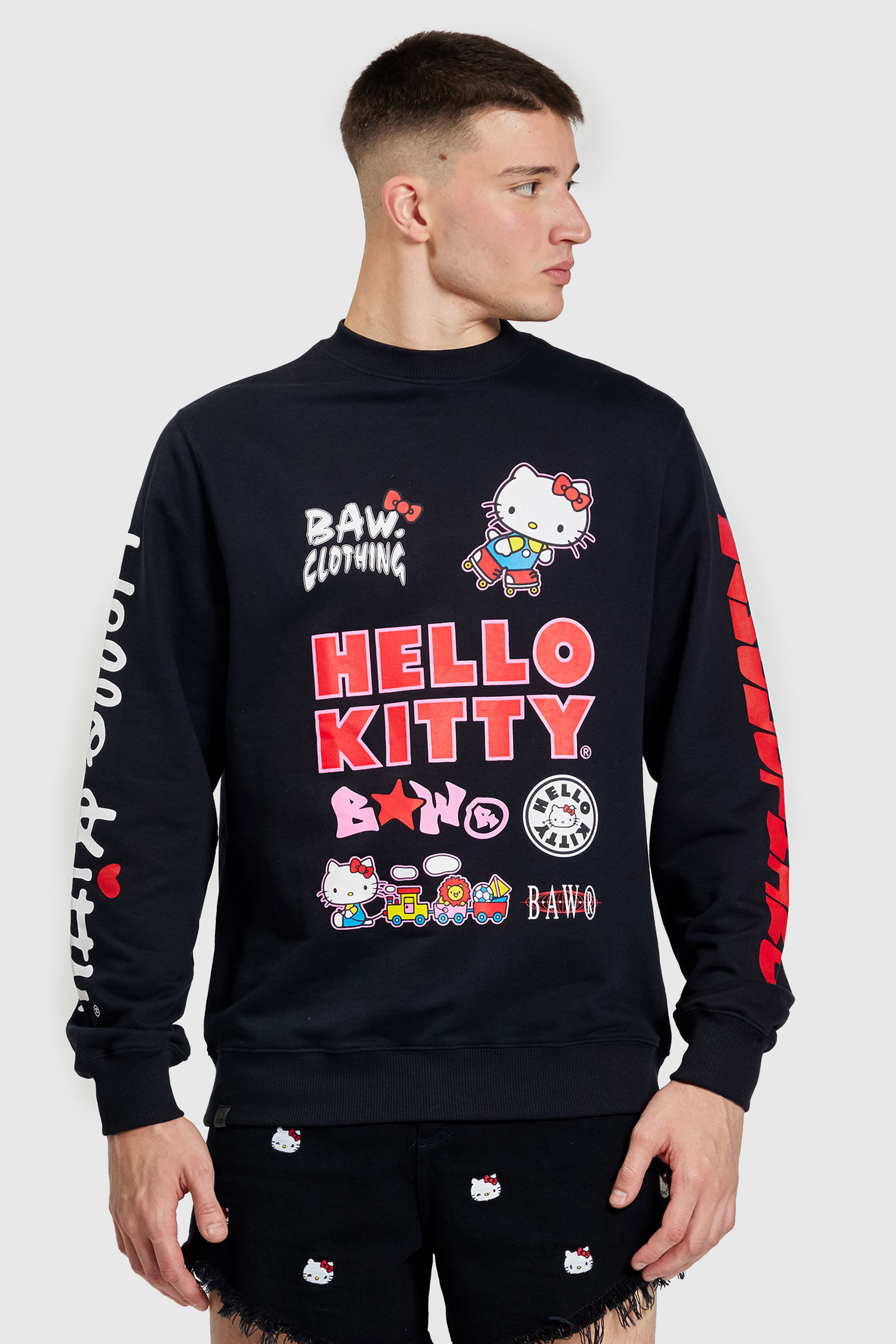 Sweatshirt Baw X Hello Kitty