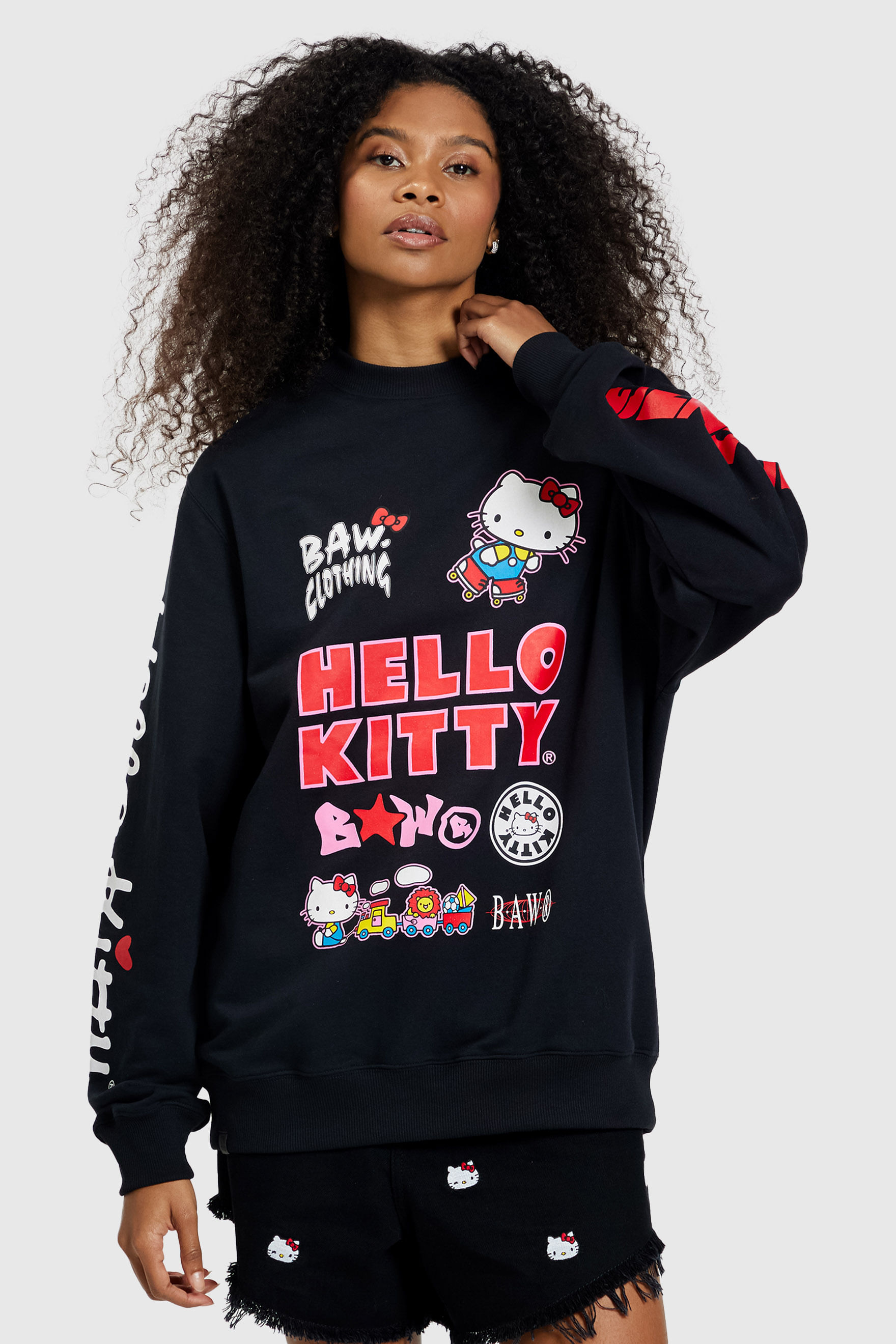 Sweatshirt Baw X Hello Kitty