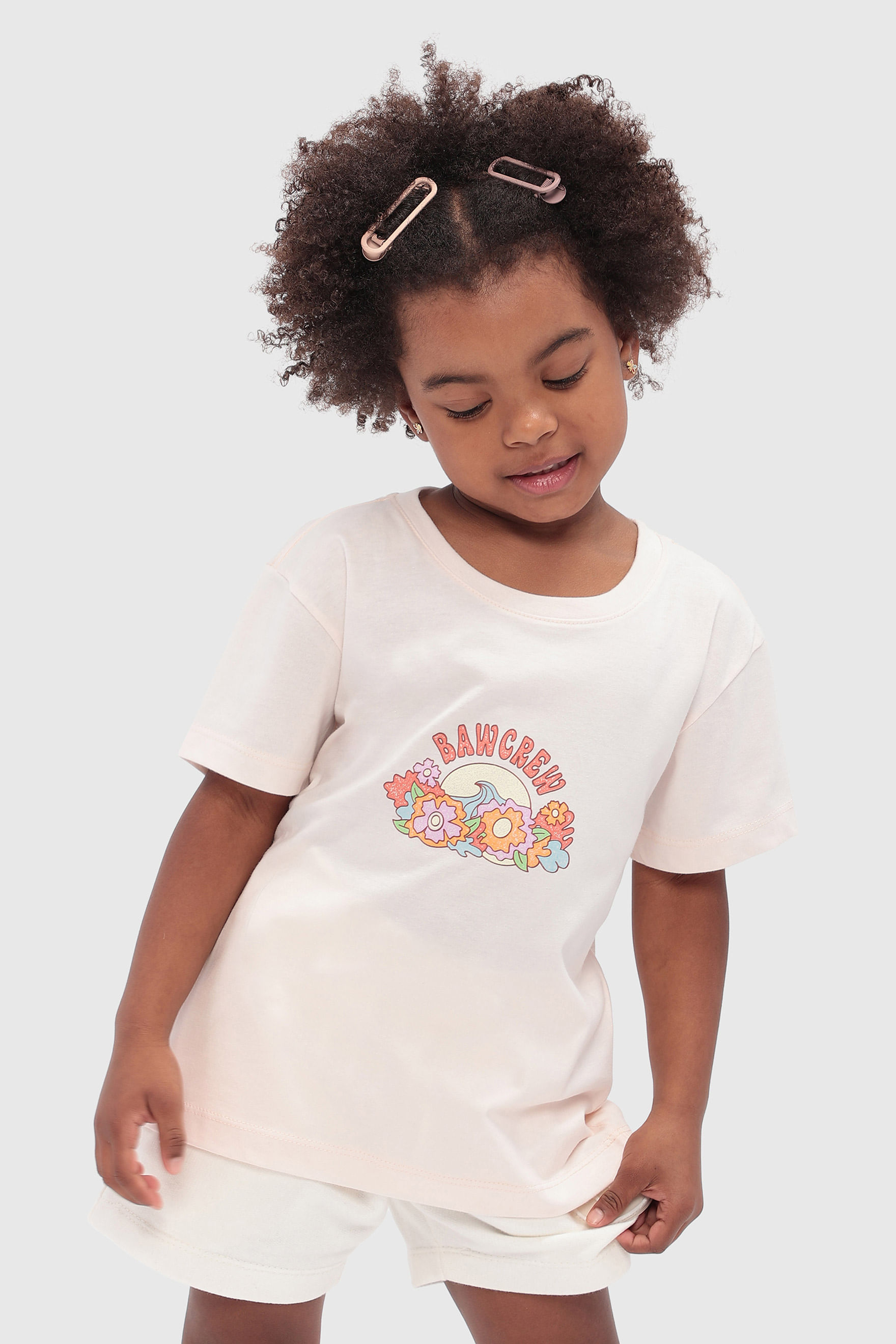 Camiseta Kids Babylook Summertime