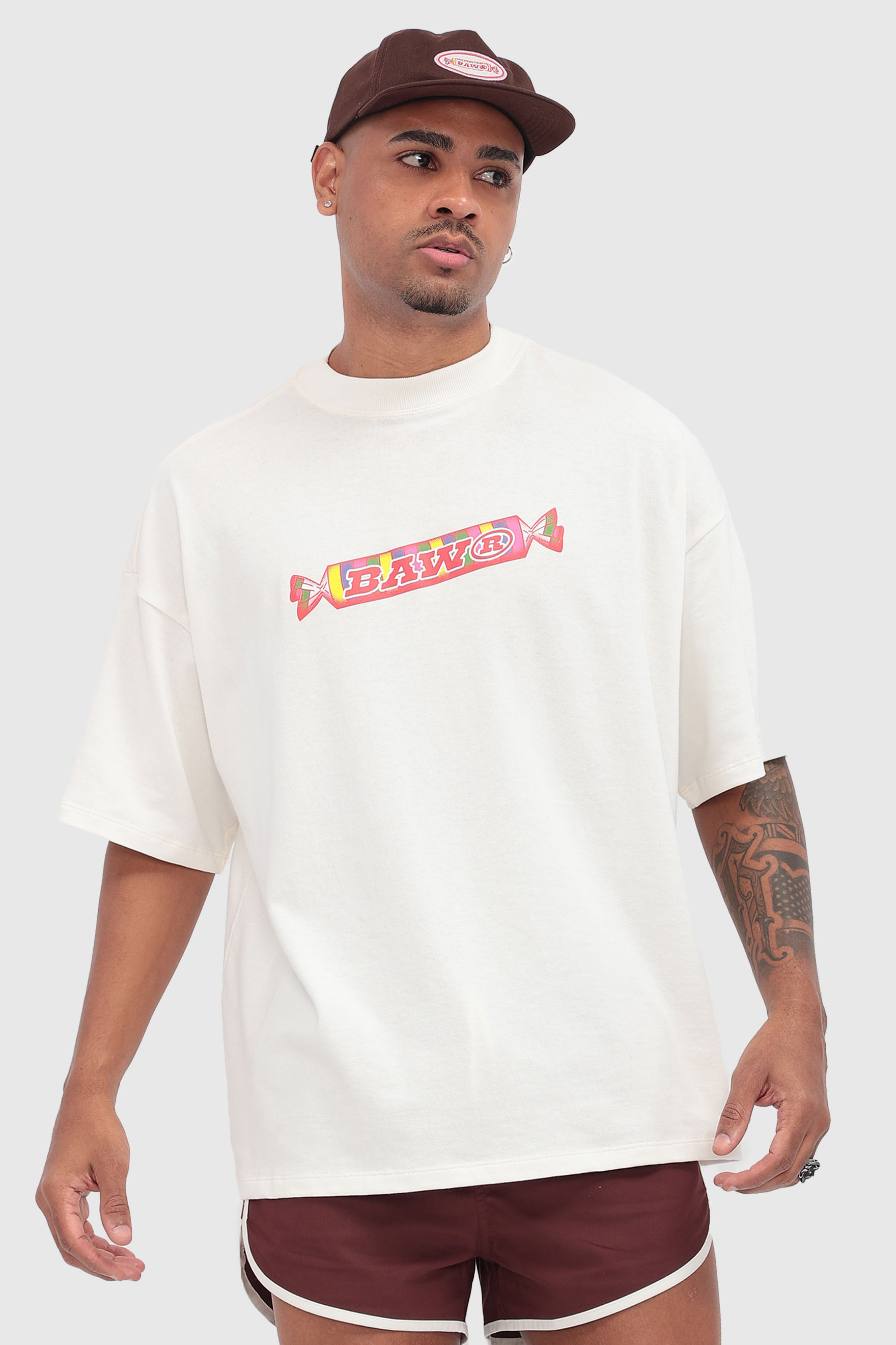 CAMISETA NEW OVER BAW CANDY PRINT