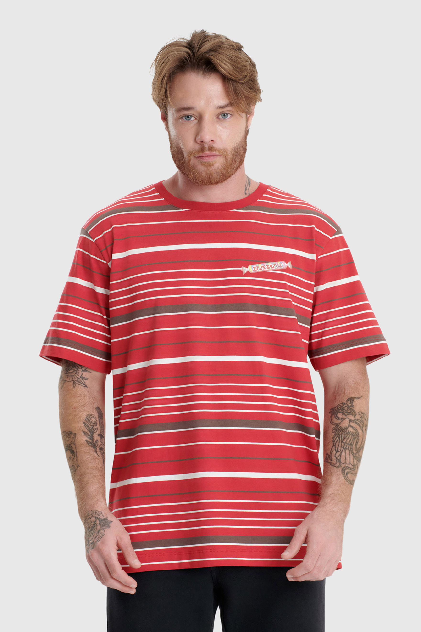 CAMISETA REGULAR STRIPES CANDY